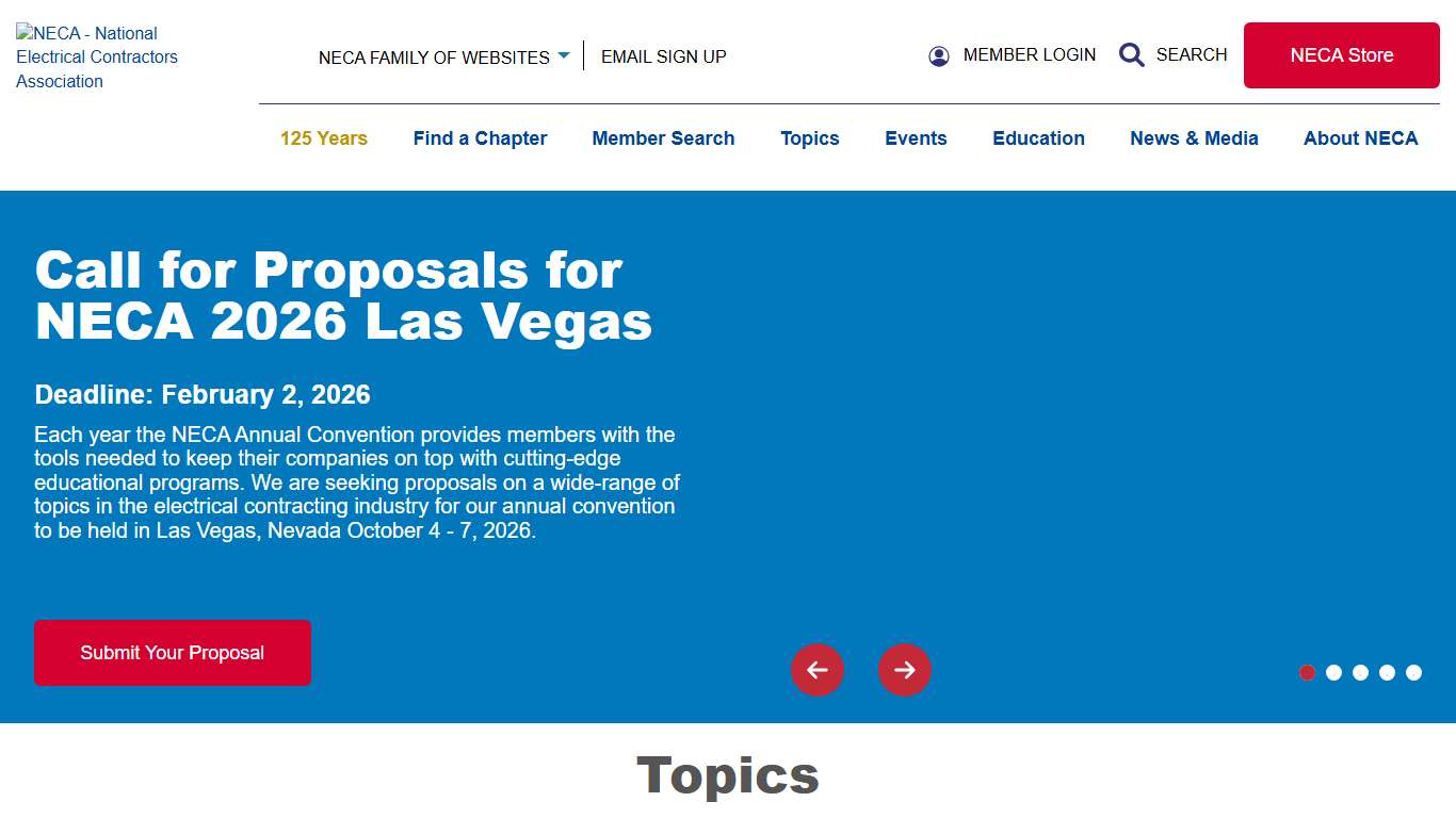 National Electrical Contractors Association NECA