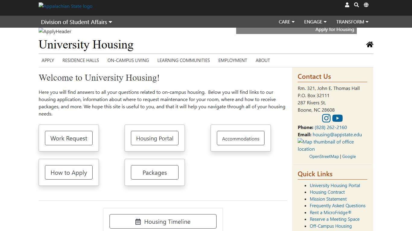 University Housing
